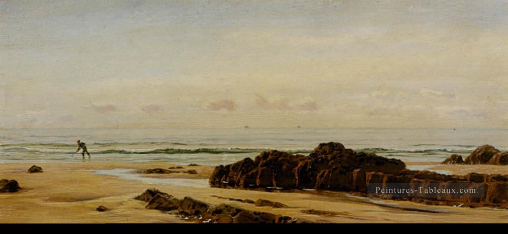 Bude sur la côte des Cornouailles paysage Brett John Peintures à l'huile